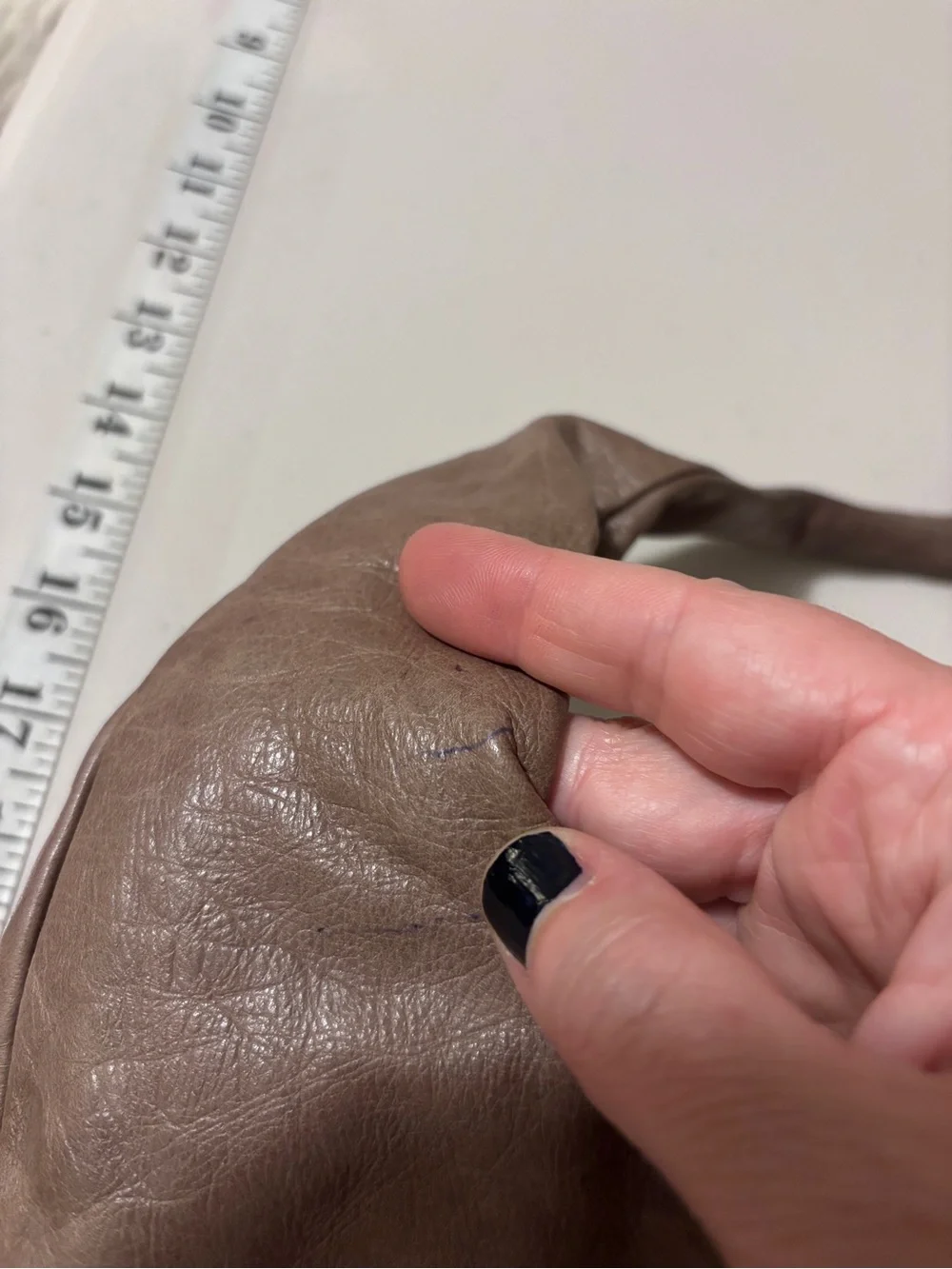 M0851 Crescent Shoulder Bag Knot Strap Tan Brown Soft Leather Hobo Minimalist